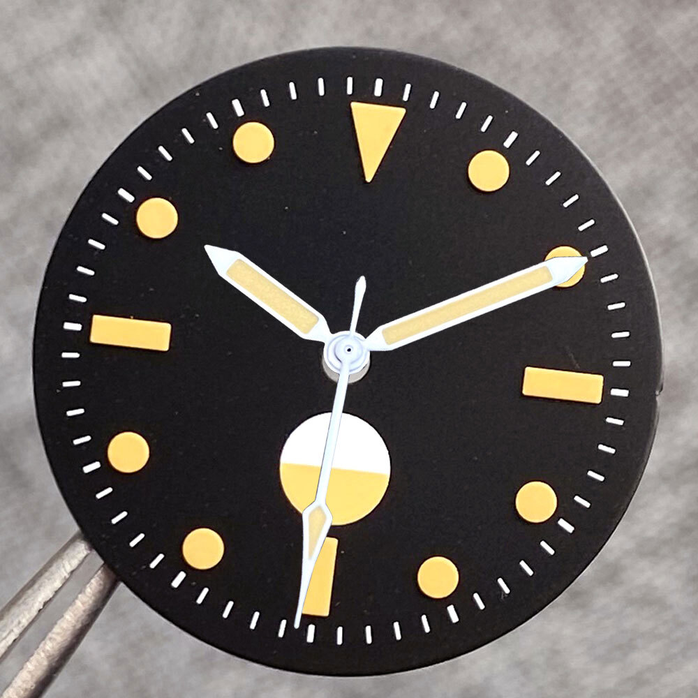 29mm Watch Dial Luminous White Hand Fit NH35 NH36 PT5000 Miyota Diving Men Watch