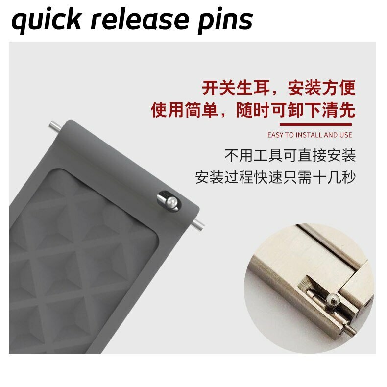 Stainless Steel Pin 14-21 22 24mm Quick Release Spring Bar Pins Watchband Parts