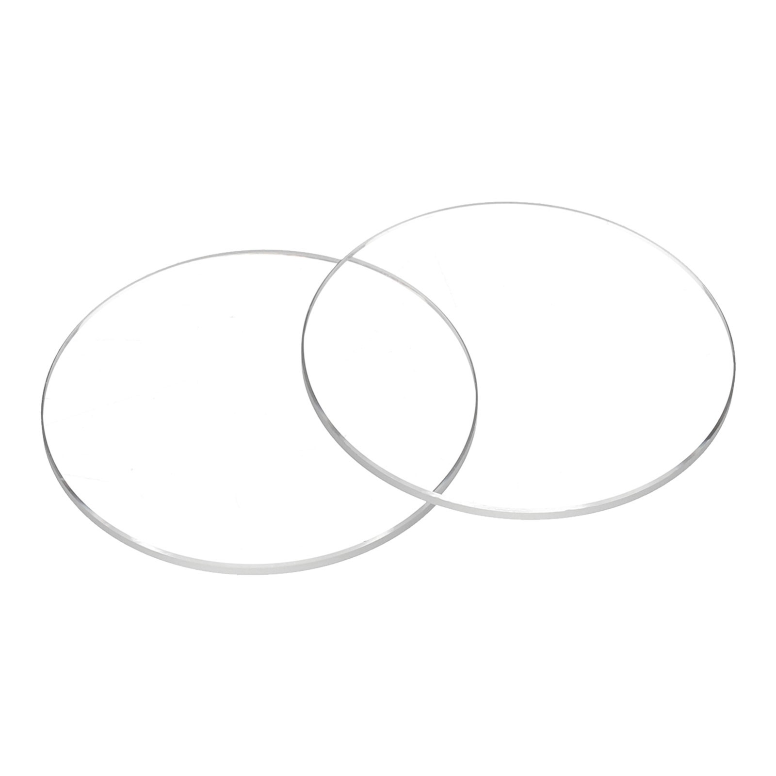 2pcs Watch Crystal Glass Lens 32mm x 1.0mm Beveled Edge Flat Glass Crystals Lens