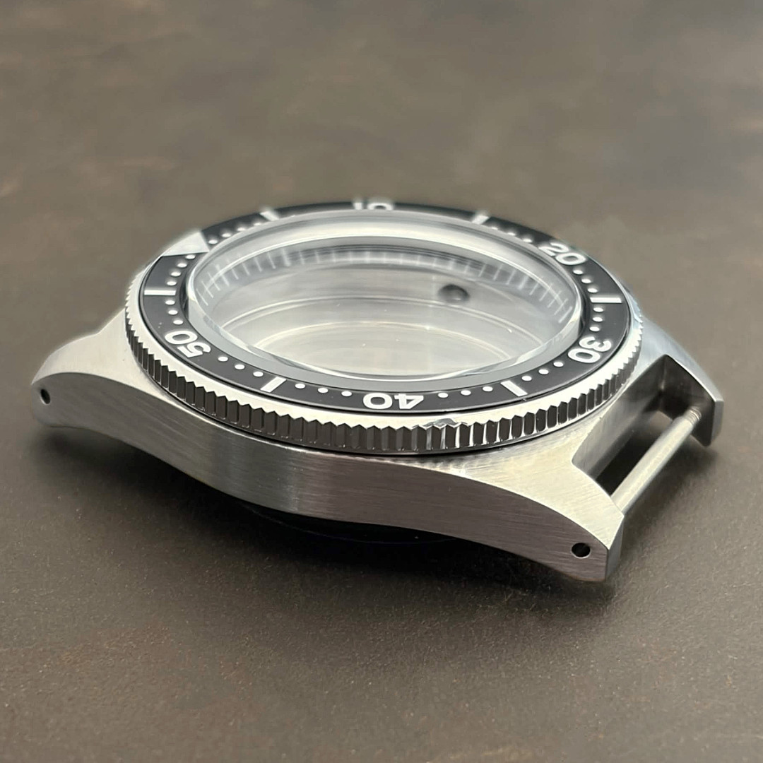 Watch Case 40mm Fit NH34 NH35 NH36 Sapphire Glass Water Resistance Drilled Lugs