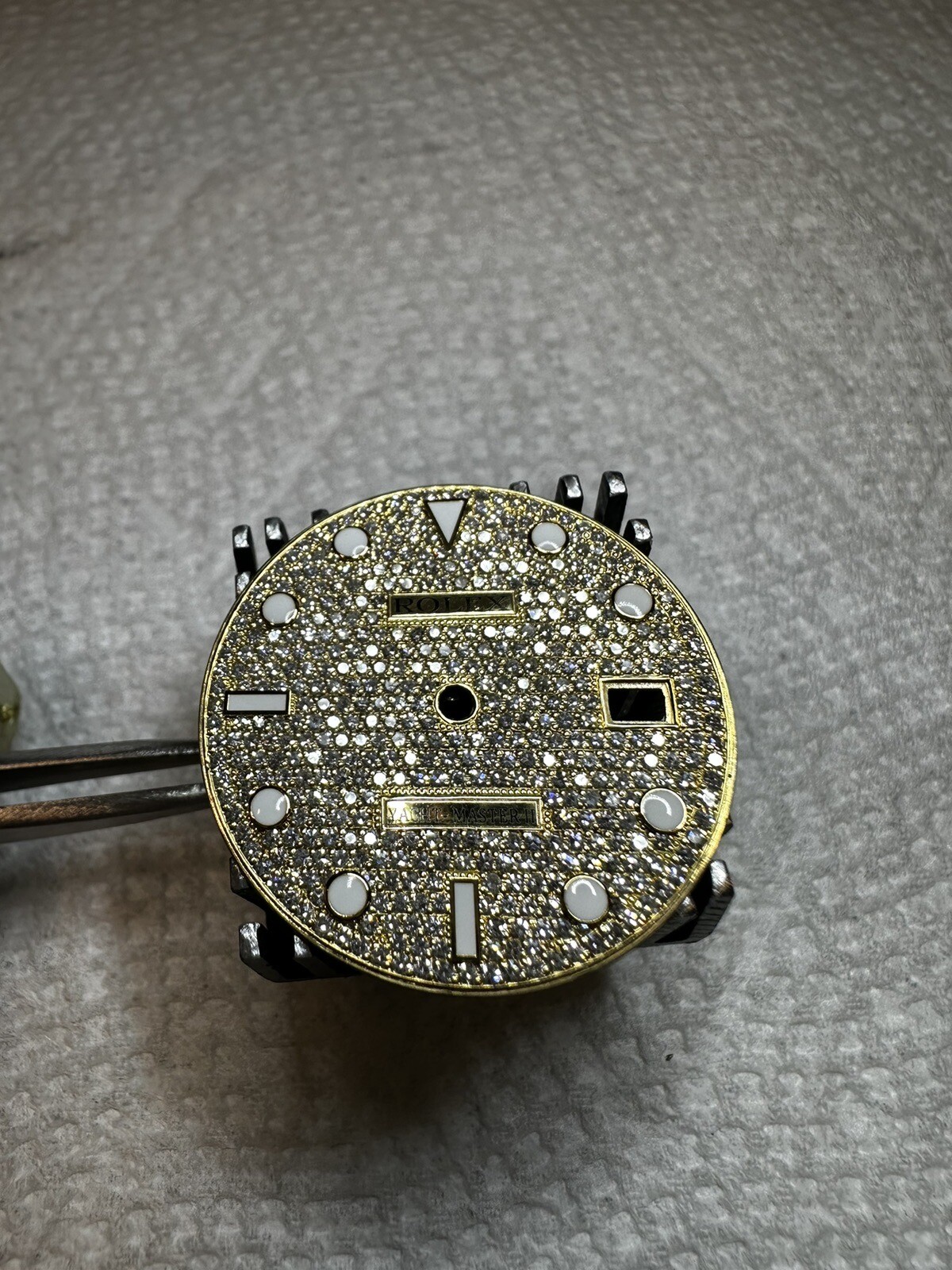 ROLEX Yacht Master Pave Diamond DIAL