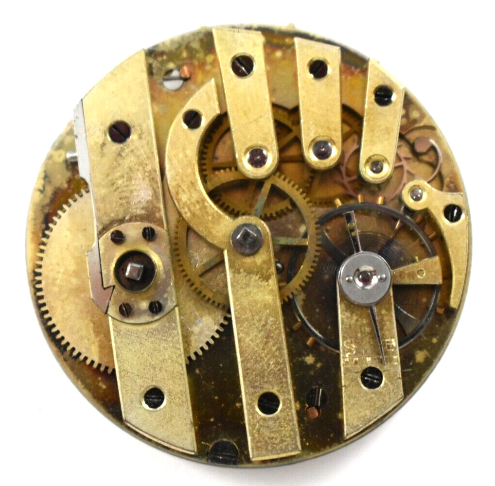 Vintage J.Piaget & Sons 38.30mm KW/KS Pocket Watch Movement lot.wc