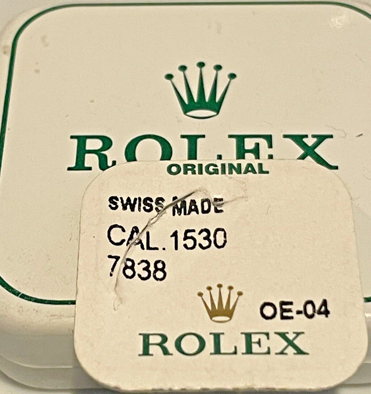Genuine Rolex 1530 7838 Sweep Center Second Pinion 1 per order Sold As Shown