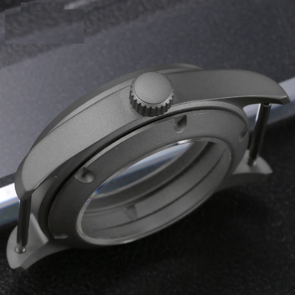 Titanium Diving Watch Case fits NH34 NH35 NH38 NH70 Sapphire 20BAR Accessory