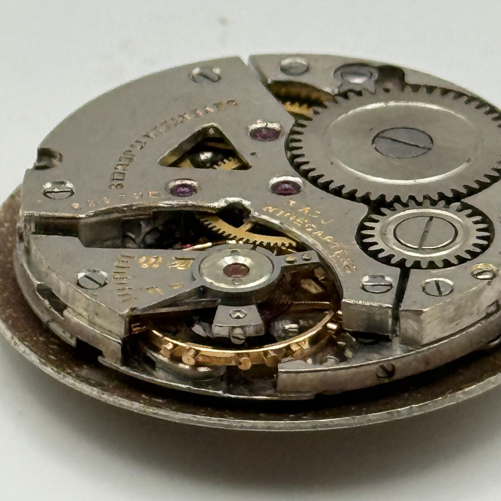 Winegartens London Watch Movement Running 17 Jewels Manual Wind Parts 23.5mm