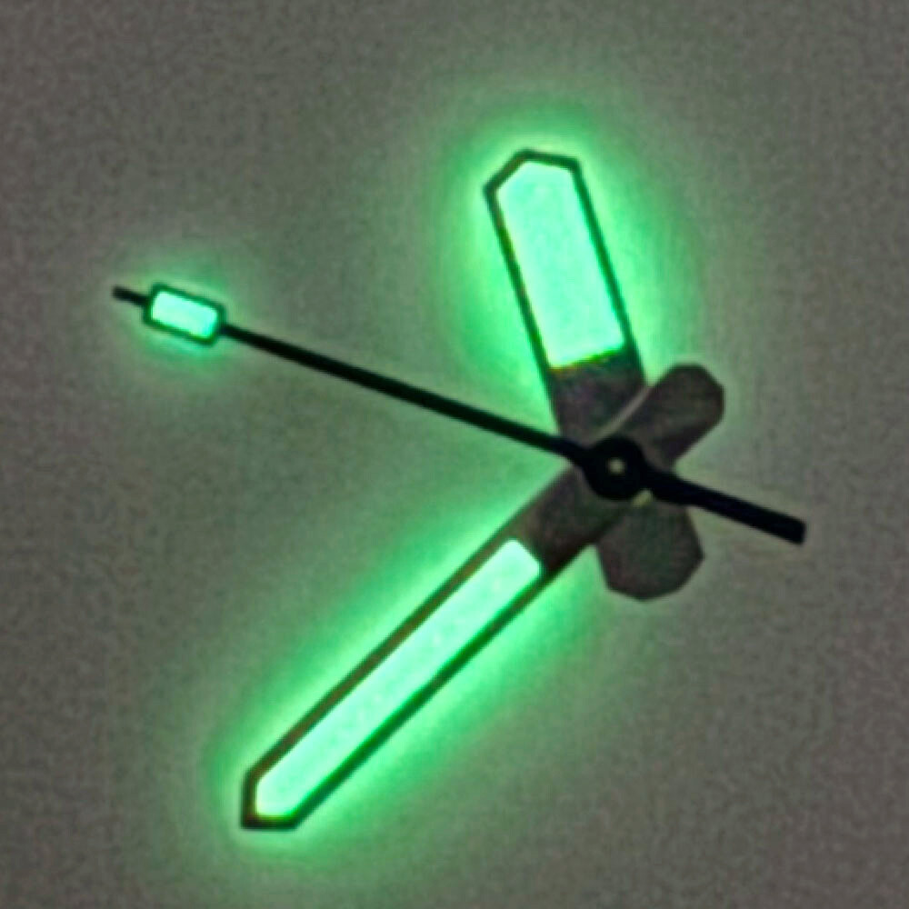 C3 High Quality Silver Edge Hand Lume For Auto NH35A NH36A 7s26 Green Hand