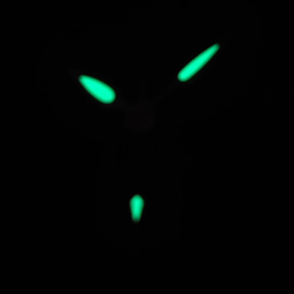 Watch Hands Fish Design Green Lume For NH34 NH35 NH36 Set Part Upgrade Accessory
