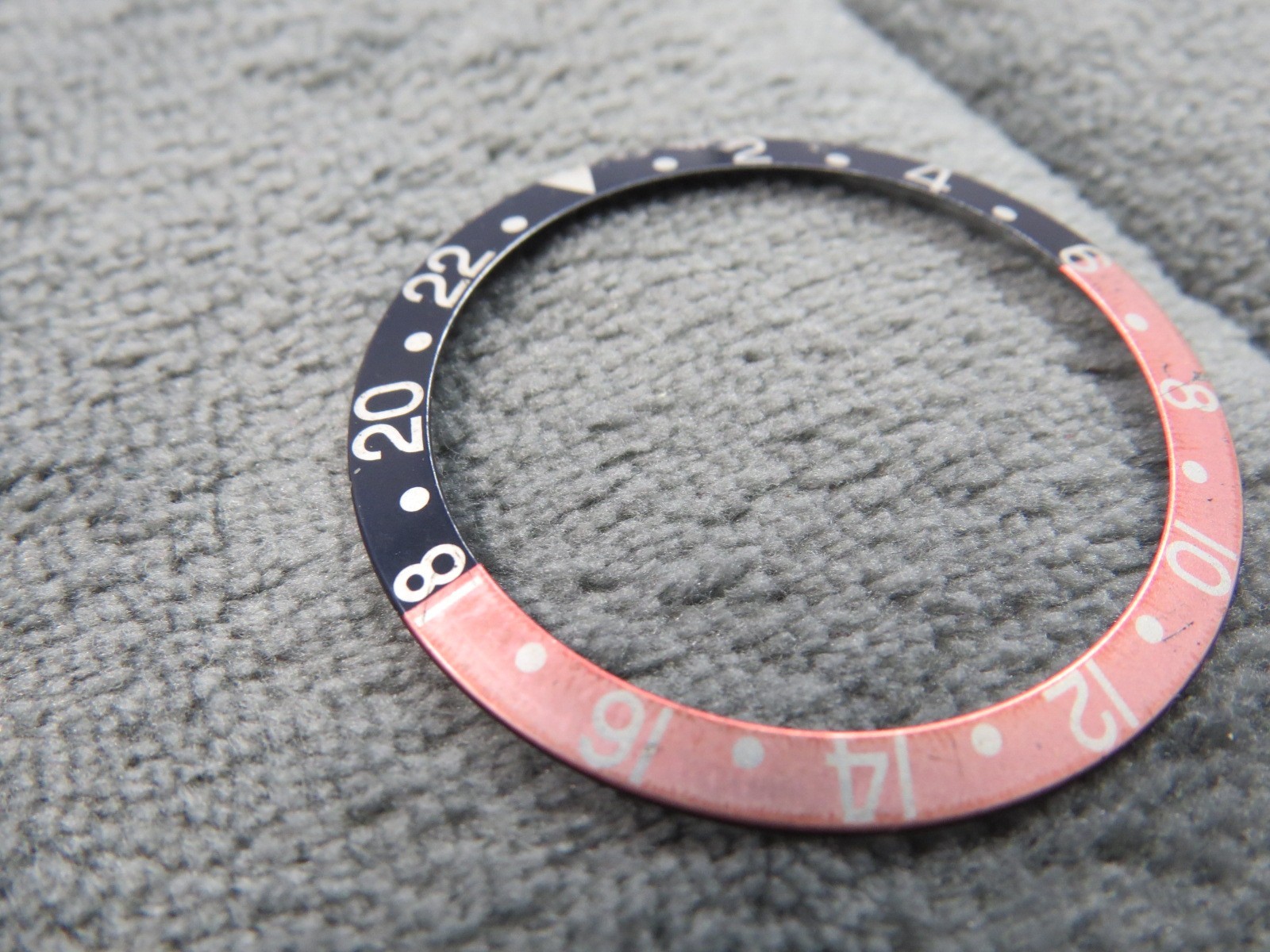 Genuine Rolex GMT MASTER 16700 16710 16760 Black/Red Bezel Faded