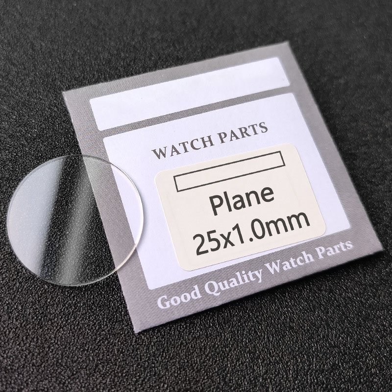 1.0/1.2/1.5/2.0/3.0mm Thick Flat Mineral Glass Watch Crystal Diameter 20-60mm