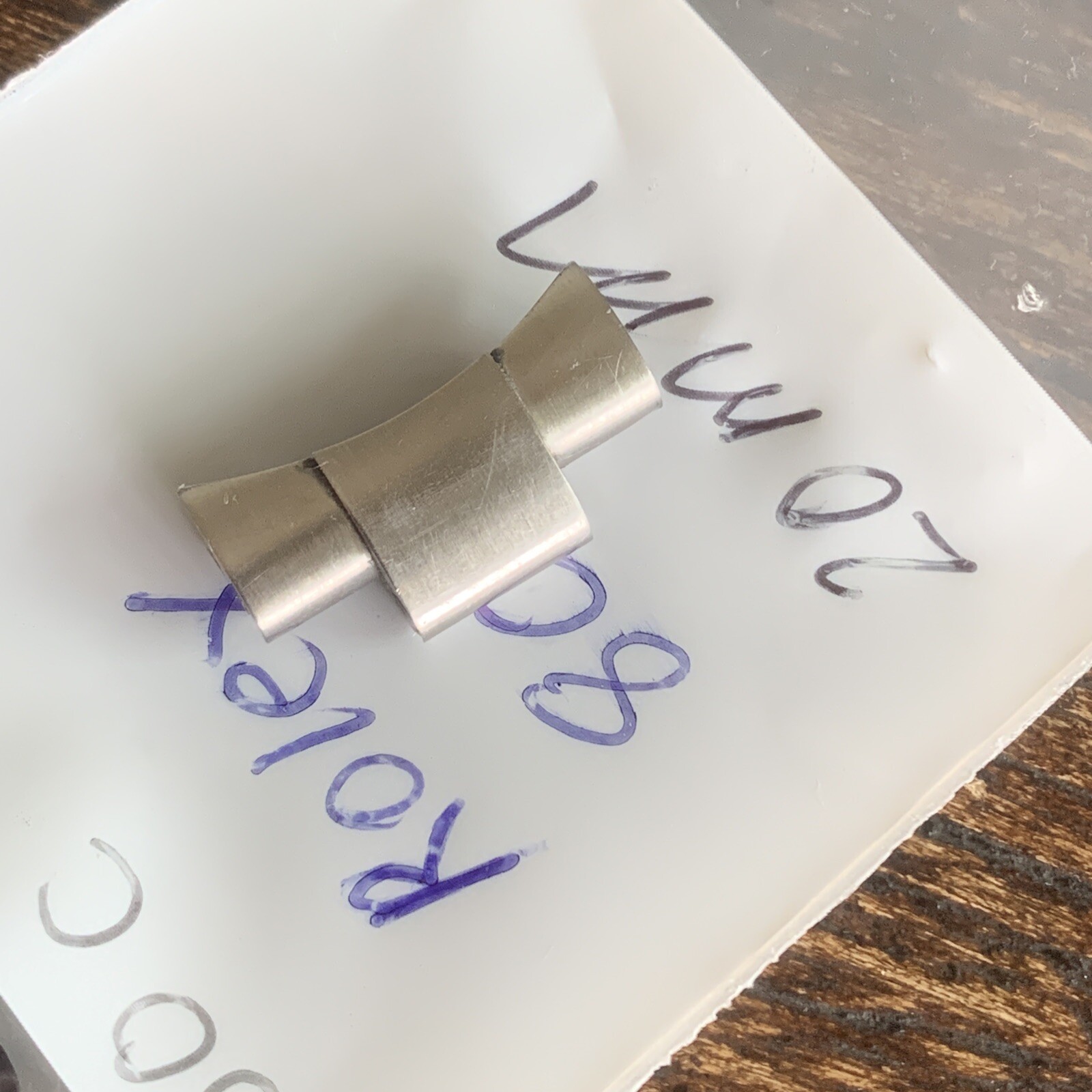 Rolex Bracelet Submariner 16610 END PIECE LINK 801 20 mm Stainless Steel Swiss