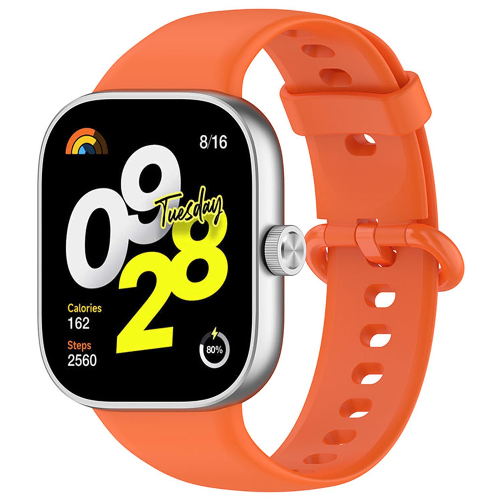 Silicone Head Grain Watch Strap Accessories for Redmi Watch4/Xiaomi Band8 Pro