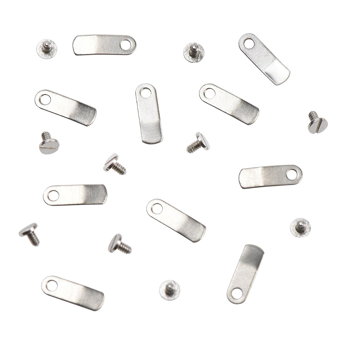 10 + 10 SCREW AND CLAMPS FOR ETA 6497-6498 MOVEMENT WATCH STAINLESS STEEL TQ