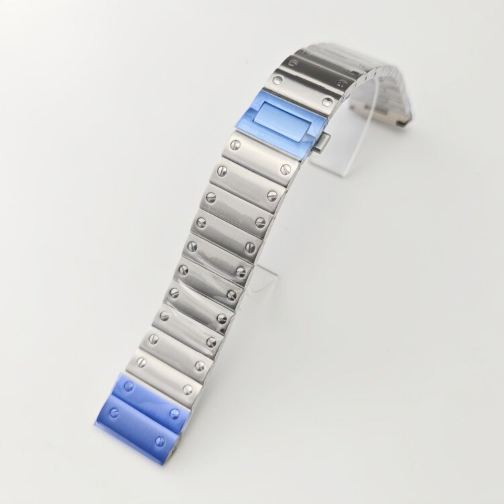 22mm Metal Watch Strap Stainless Steel Screw Link Bracelet Mod