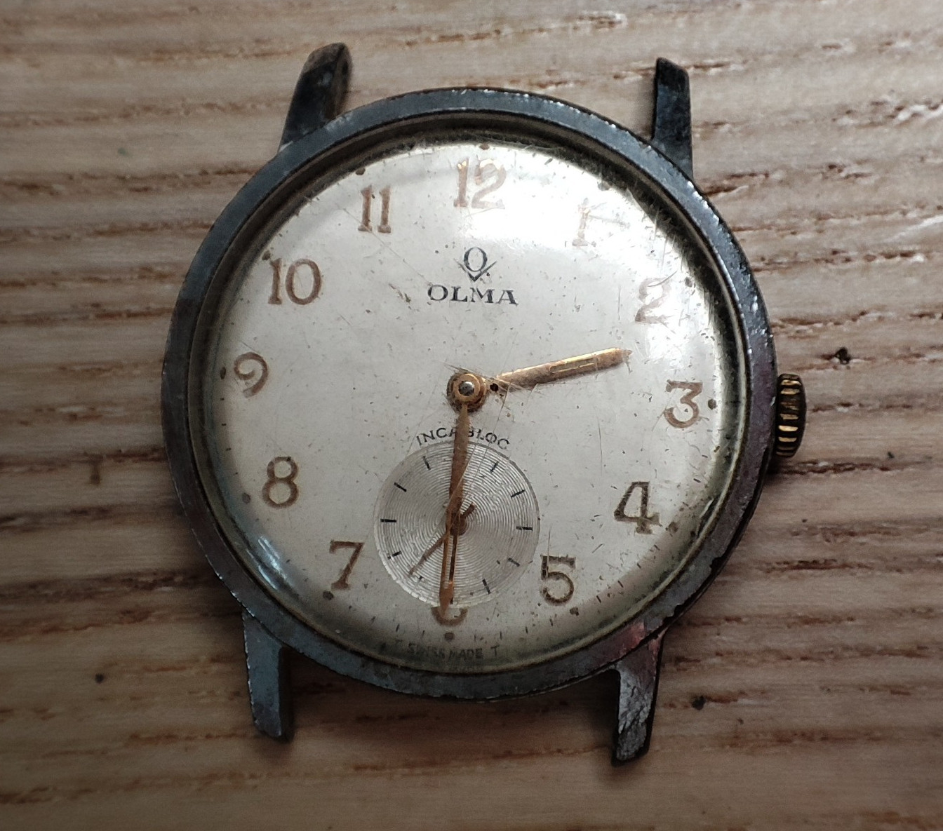 Unitas UT 6325 Watch movement Olma – 34.3 mm – for parts and spares