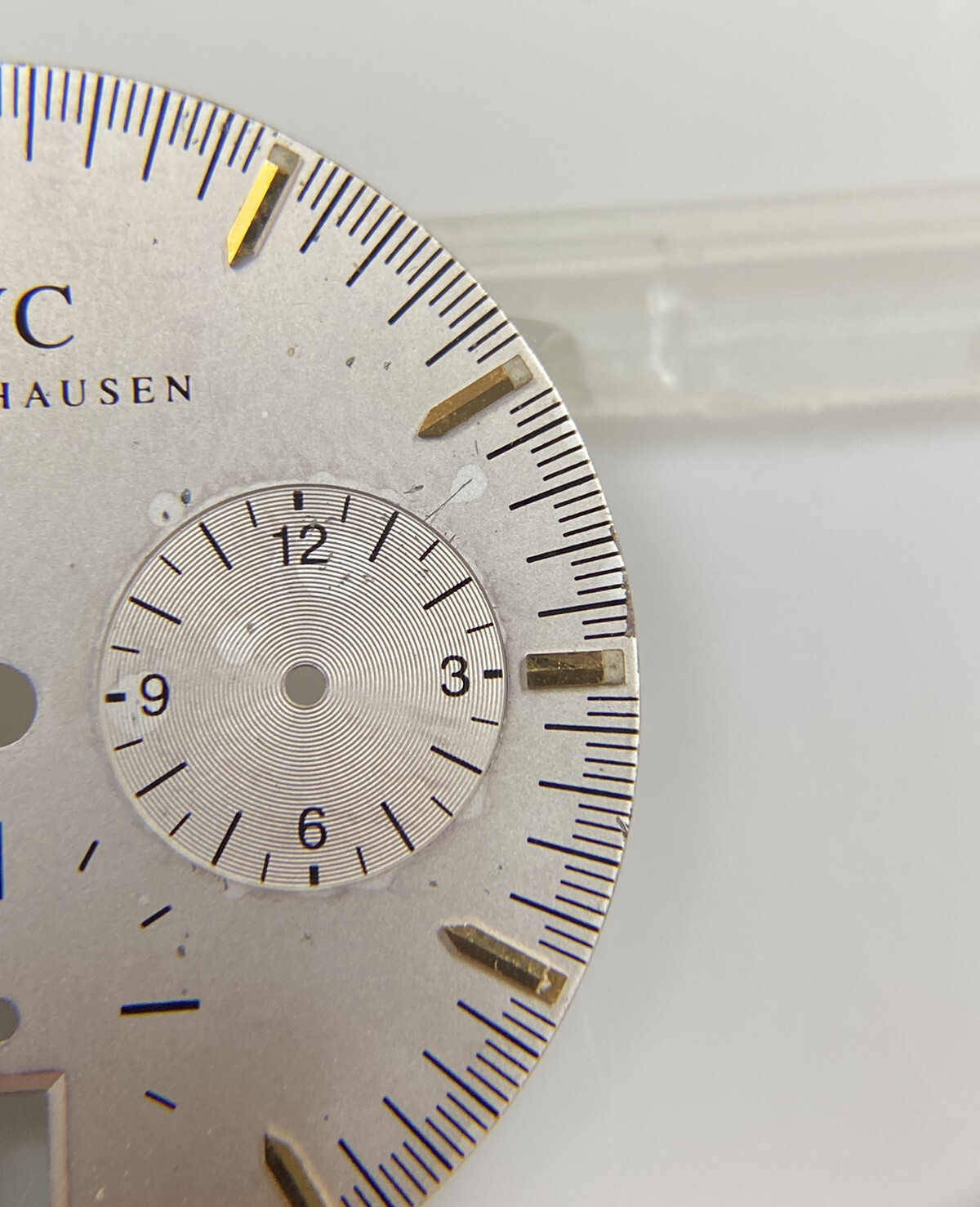 Original IWC Schaffhausen GST Chronograph 3727-03 Silver/Gold 27mm Dial