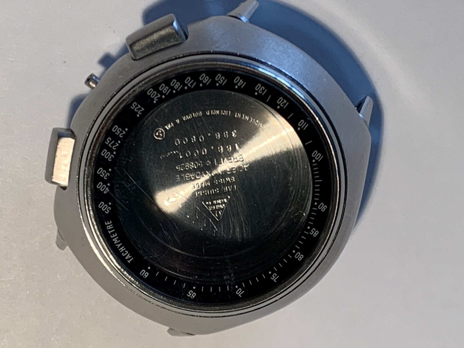OMEGA Speedsonic Lobster 388.0800 300hz CASE Chronograph SS
