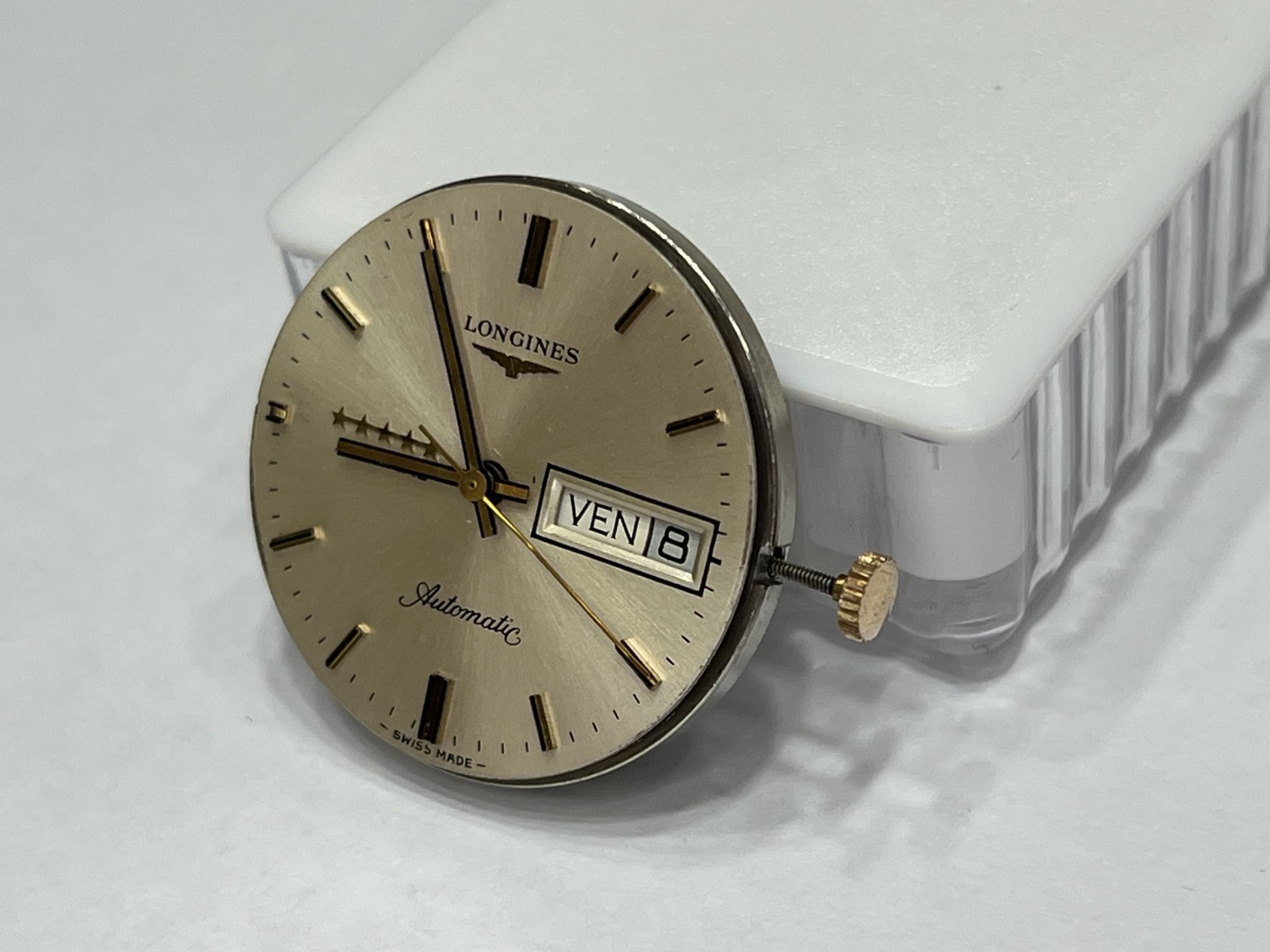 Longines Admiral 5 Stars Dial & Movement Automatic Cal 507 Day Date 17 Jewels