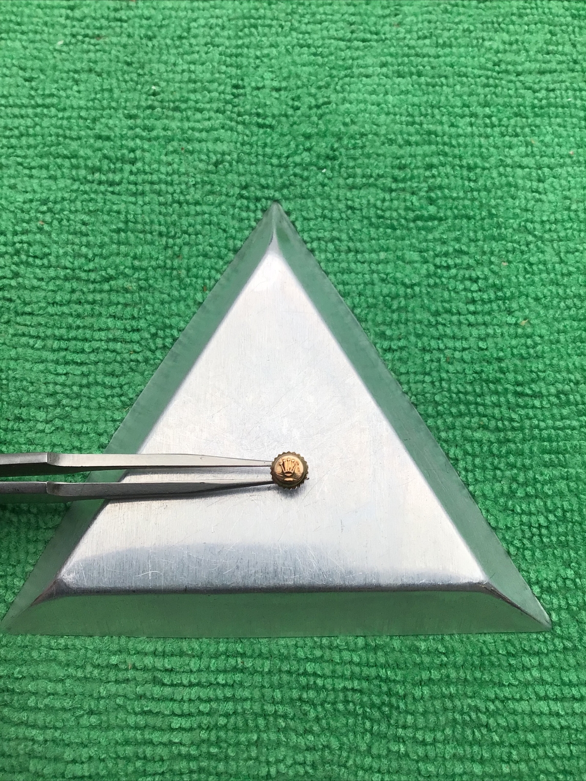 Genuine Rolex Crown 24-530-83, 18k Rose Gold (1)