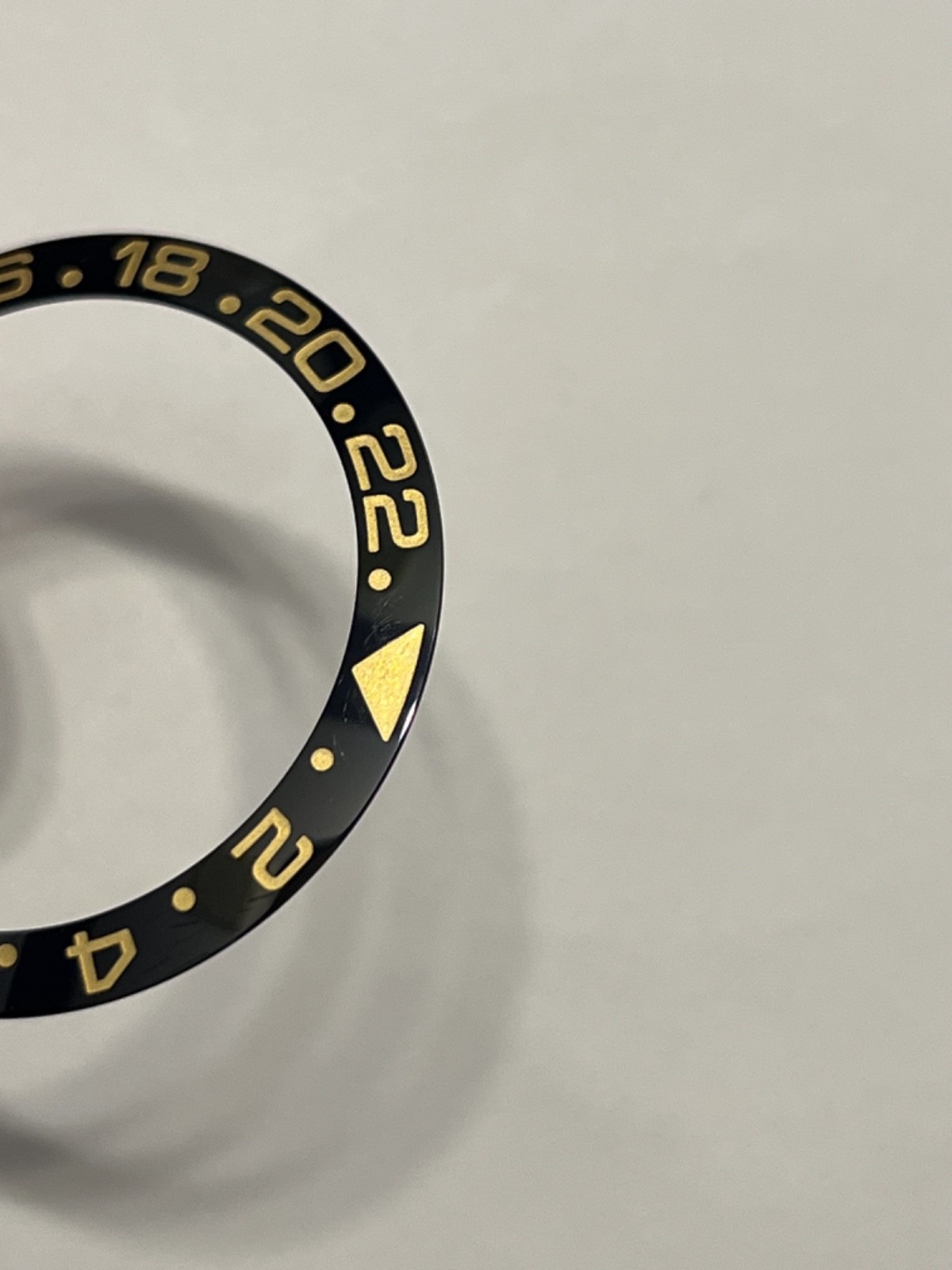 Rolex GMT Master II 116713 Ceramic Bezel Insert black & gold – 100% Genuine