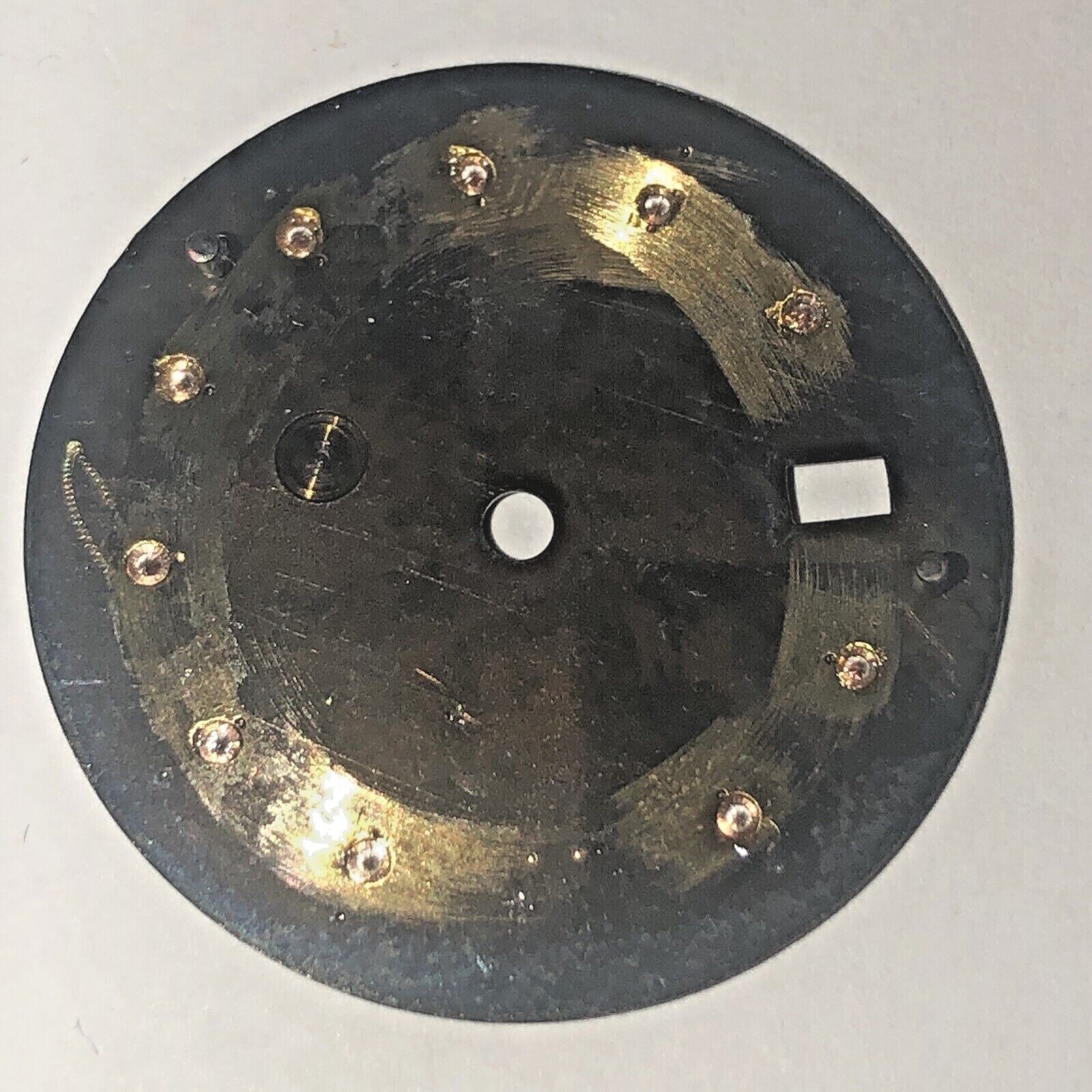 Original Rolex Dial, Date-Just Custom-Made Diamonds Rose Gold Copper Prongs Set
