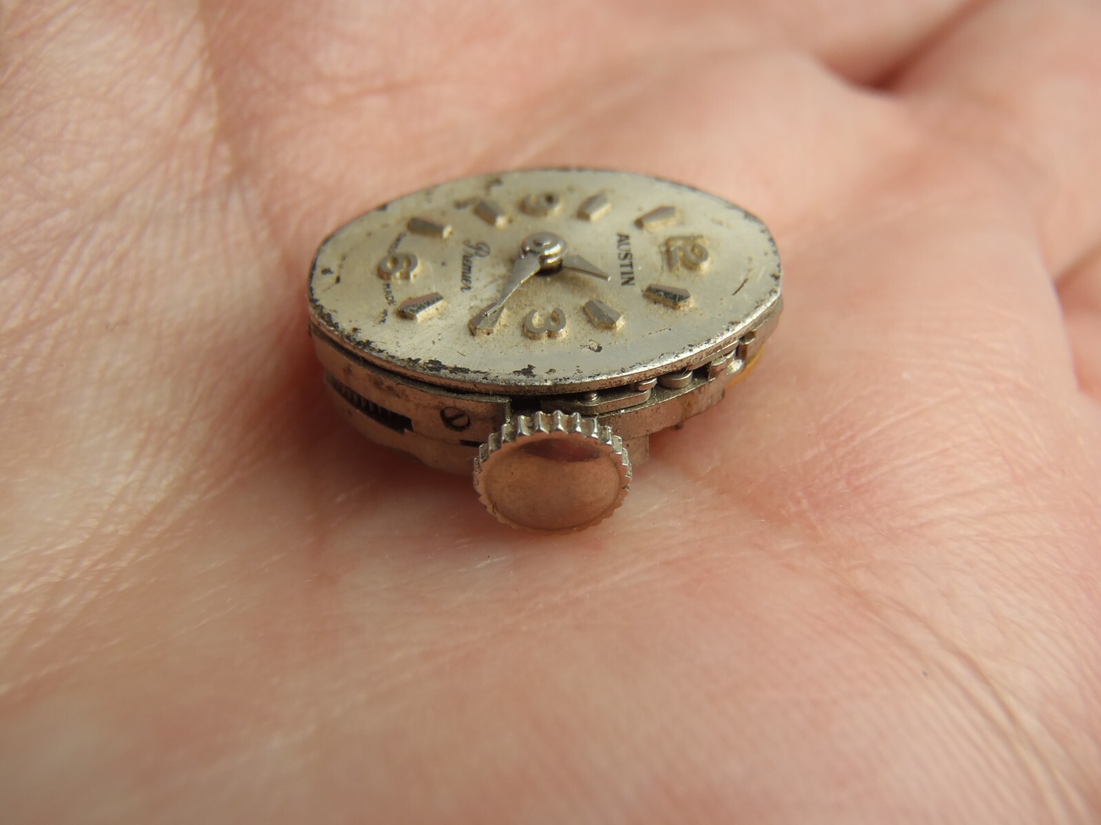 Austin Cal. 1677 Swiss Made 17 Jewels Wristwatch Movement Running