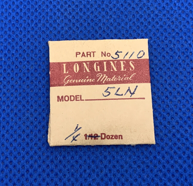 Longines 5LN Part #5110 Bridge Screws (3). Sealed. New Old Stock. 60-50 L