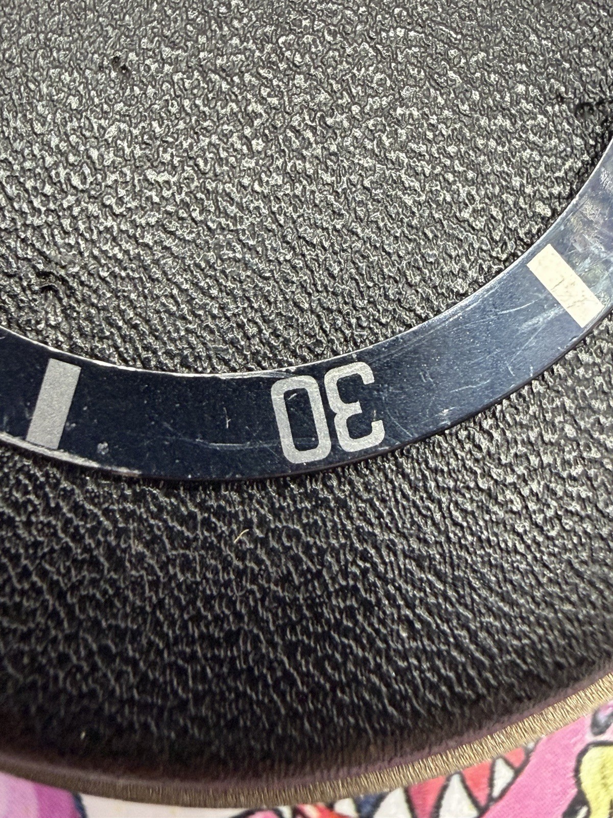 ROLEX SUBMARINER Bezel Insert 16800 168000 16610 Faded Cobalt Genuine Vintage