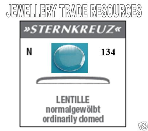 REPLACEMENT WATCH GLASS CRYSTAL – LOW DOME – 13.4mm DIAMETER