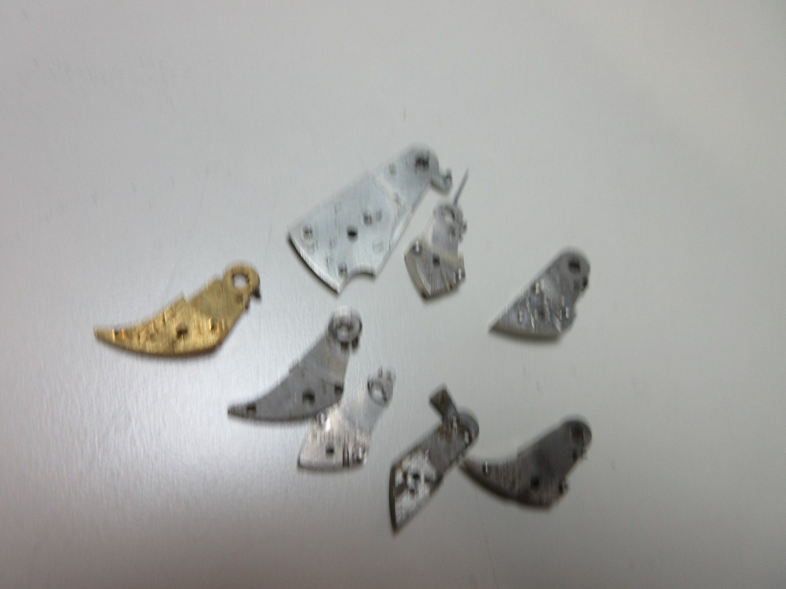 VTG LOT OF POCKET WATCH BALANCE COCKS BRIDGE WATCHMAKER REPLACEMENT PARTS #11