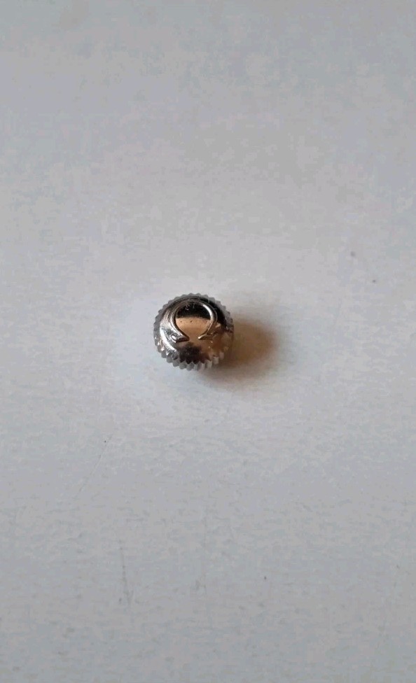 OMEGA (8) Vintage Steel 3.7mm Watch Steel Crown