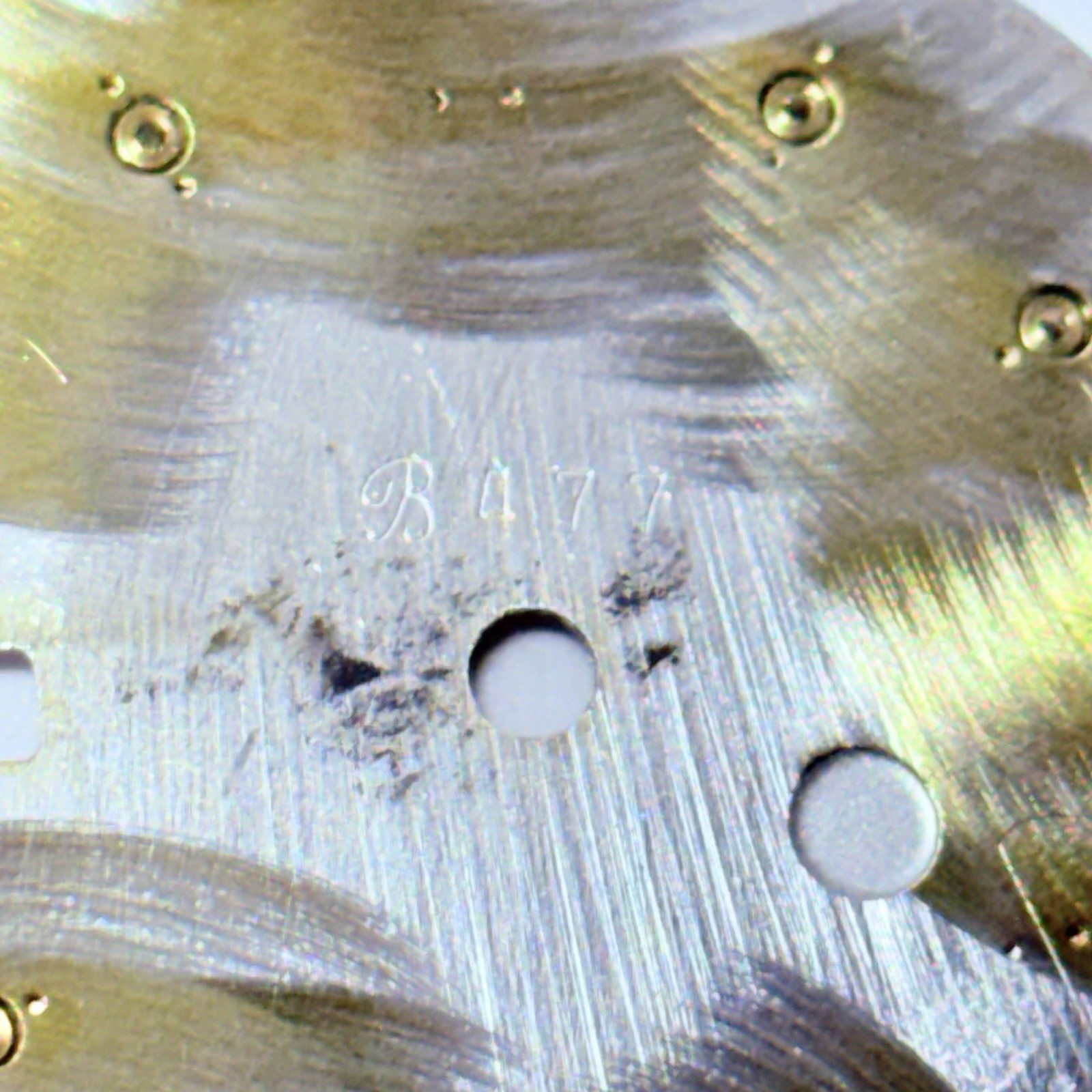 Rolex Datejust 36mm Model B477 Dial Aftermarket Diamond Indices