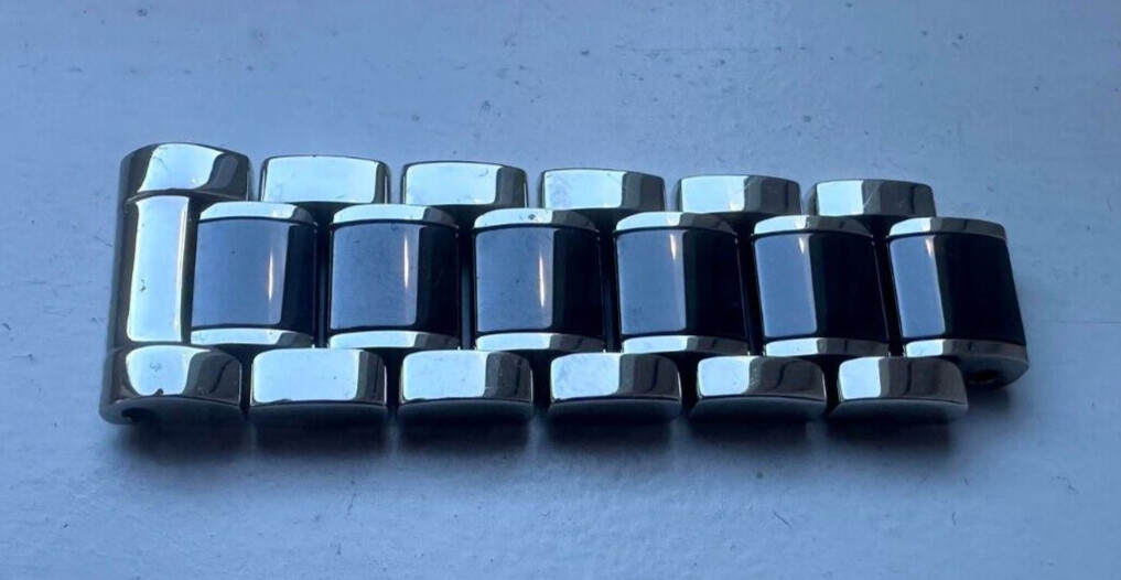 1x Tag Heuer Formula 1 Steel Ceramic 1/2 Bracelet Link BA0867 WAH1312 WAH1314