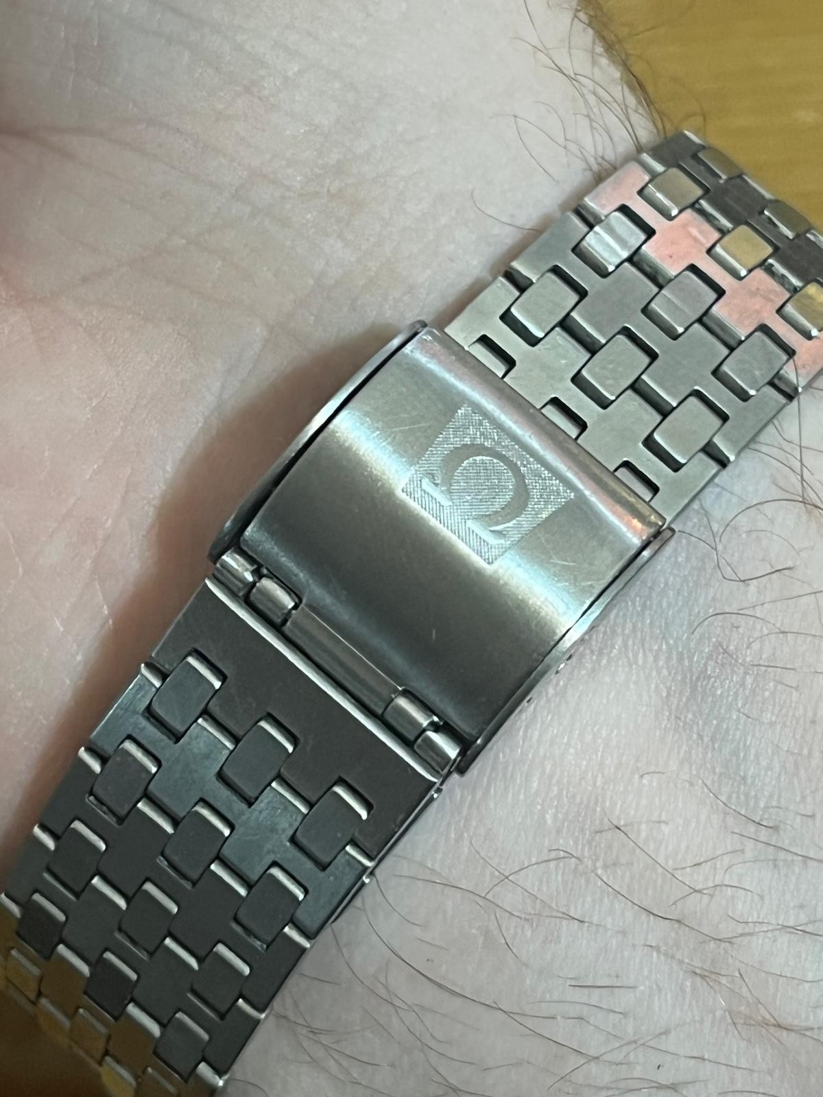 Vintage Omega De Ville, Spares/Repairs, Date, Original Bracelet/Clasp/Crown-1979