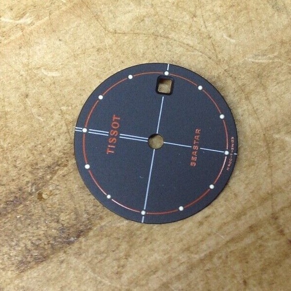 Vintage TISSOT Seastar Watch Dial – Measures Approximately 19 mm – NOS