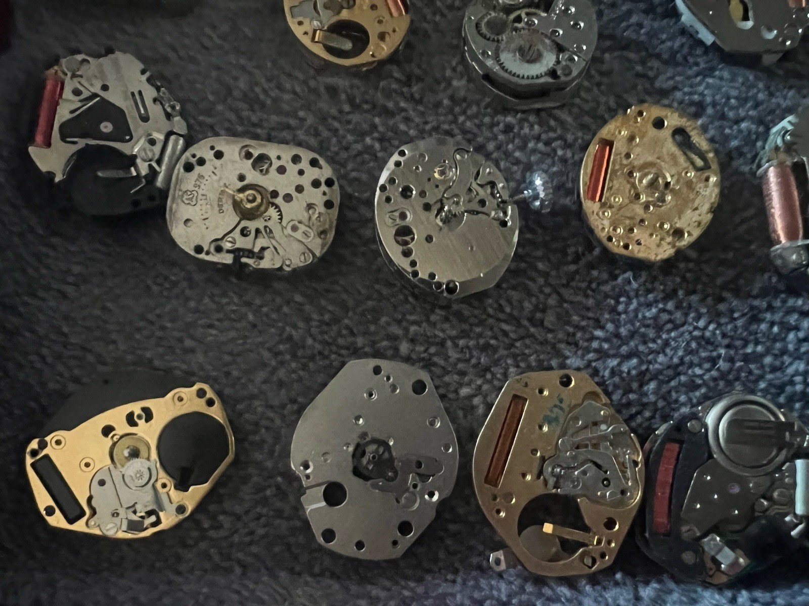 Citizen Seiko Swiss Eta Ladies Watch Movement Parts To Repair 66pcs