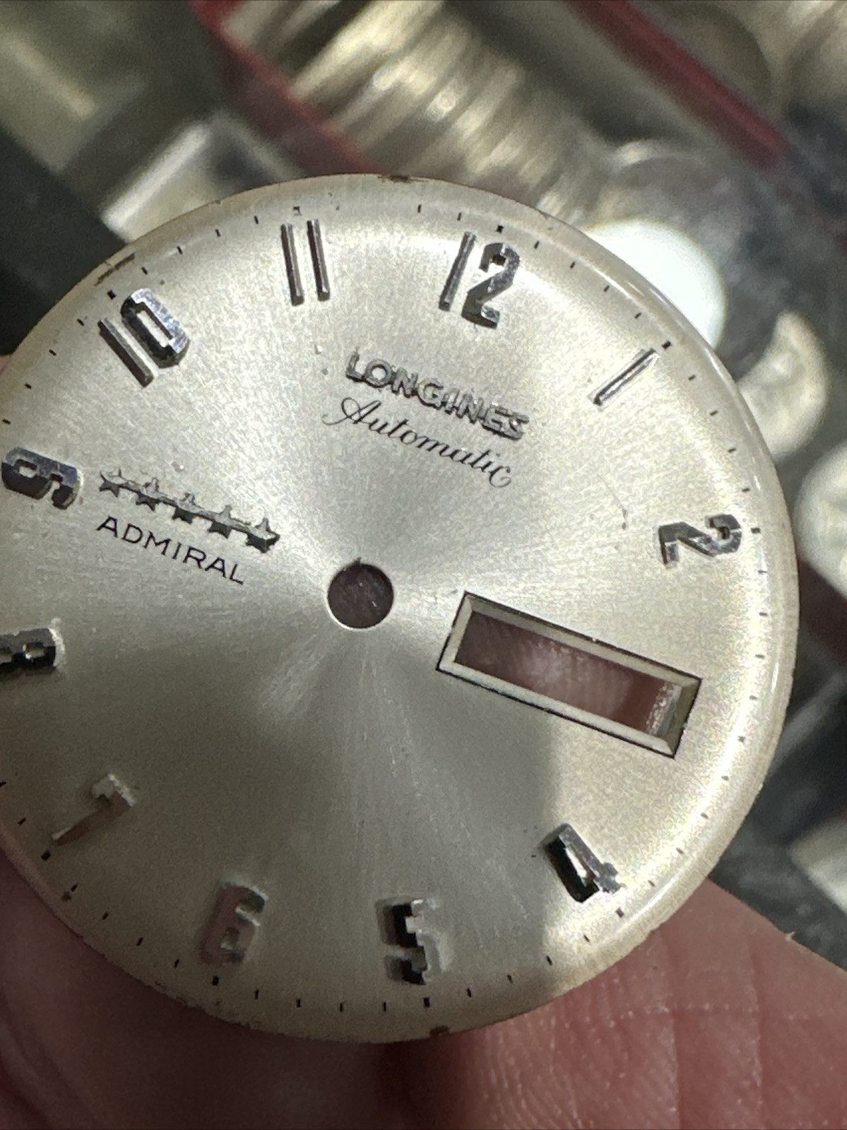 Longines Admiral Dial – Parts 5 star 9 o’clock mark