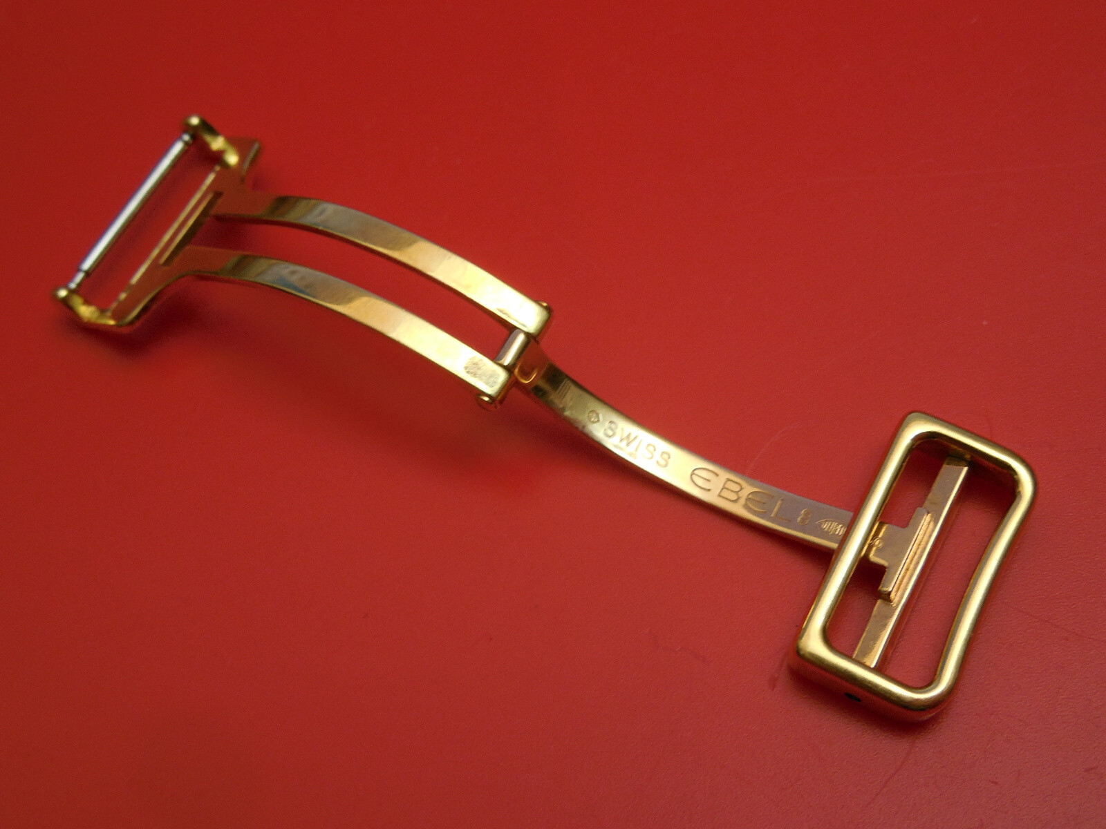 EBEL SOLID 18K GOLD 18MM / 22MM DEPLOYMENT CLASP BUCKLE FOR DISCOVERY 1911 SPORT