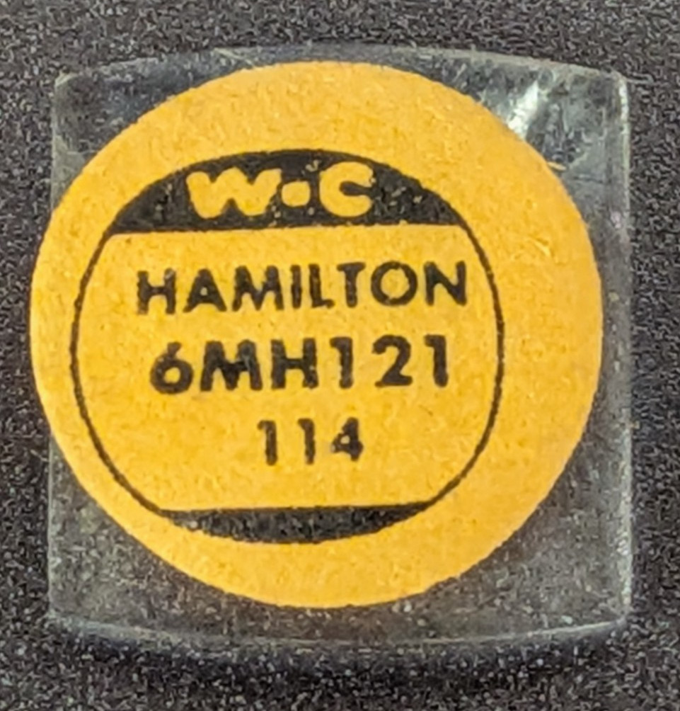 NOS W-C Watch Craft 6MH121 Hamilton Mineral Glass Domed Crystal 12.1 x 11.4MM