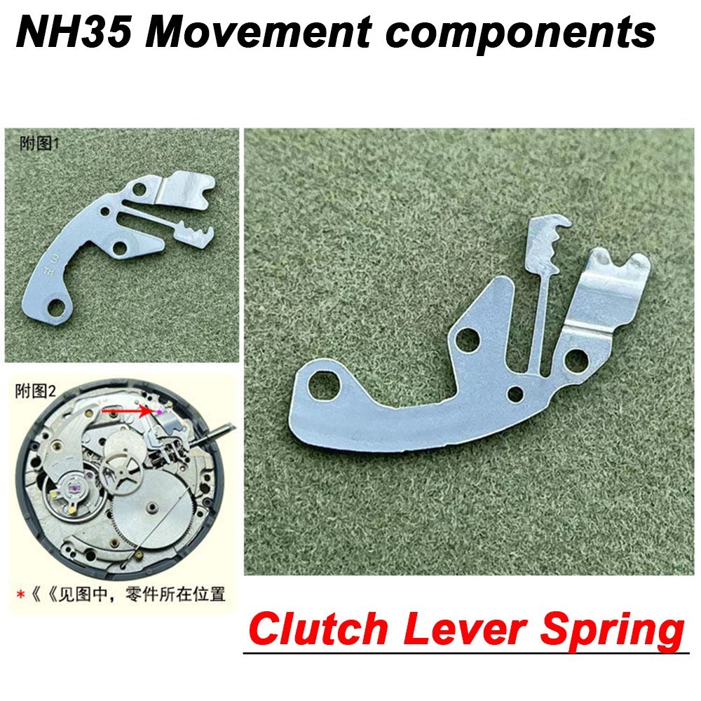 NH35/36 movement parts-Balance Cock-Center Wheel -Balance Wheel-Mainspring