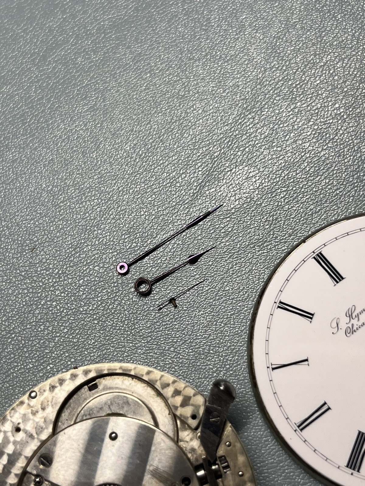 Running 1883 Private Label Louis Audemars & Cie 16s Hunter Pocket Watch Movement