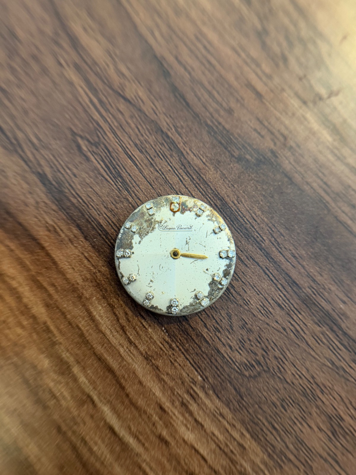 Vintage Lucien Piccard Caliber LP48 17-Jewel Wristwatch Movement Diamonds
