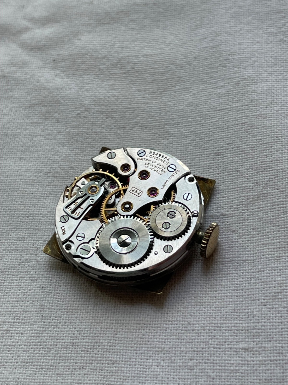 Longines 23Z – movement for mens watch AS IS, lot2907