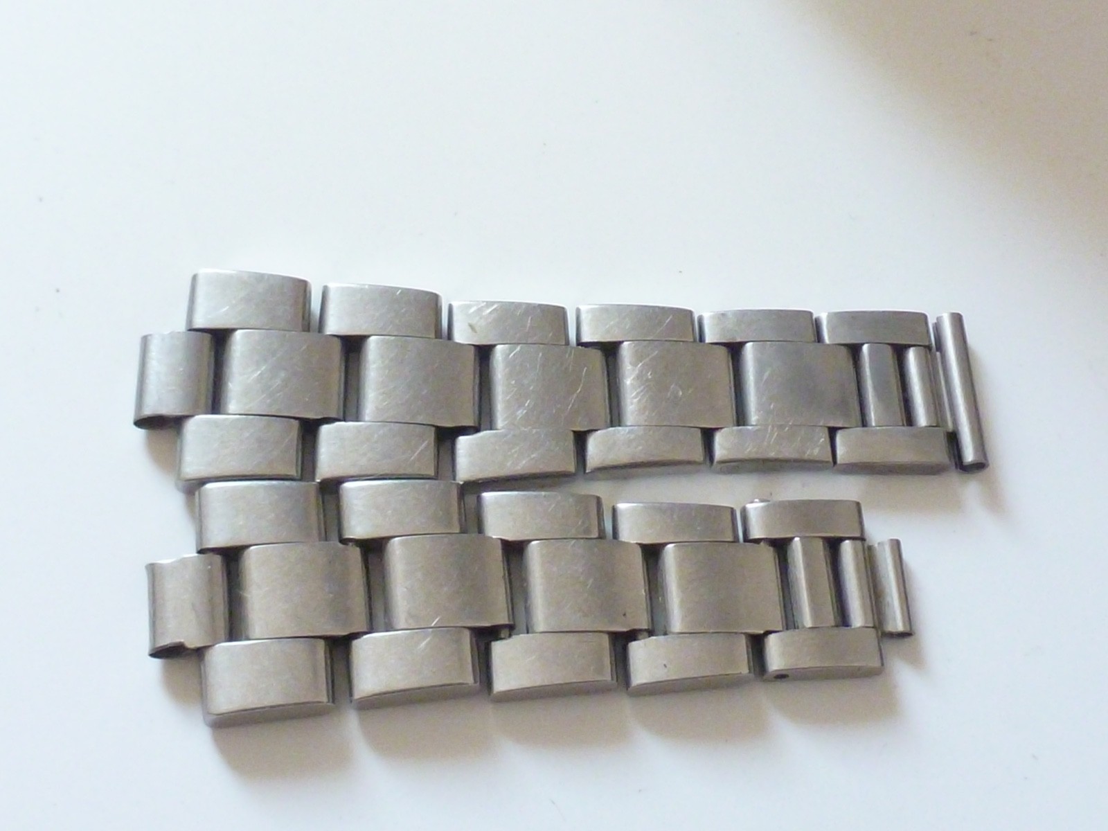 2 Half ORIGINAL Rolex Steel Bracelet 78350 19MM length Oyster without ends –