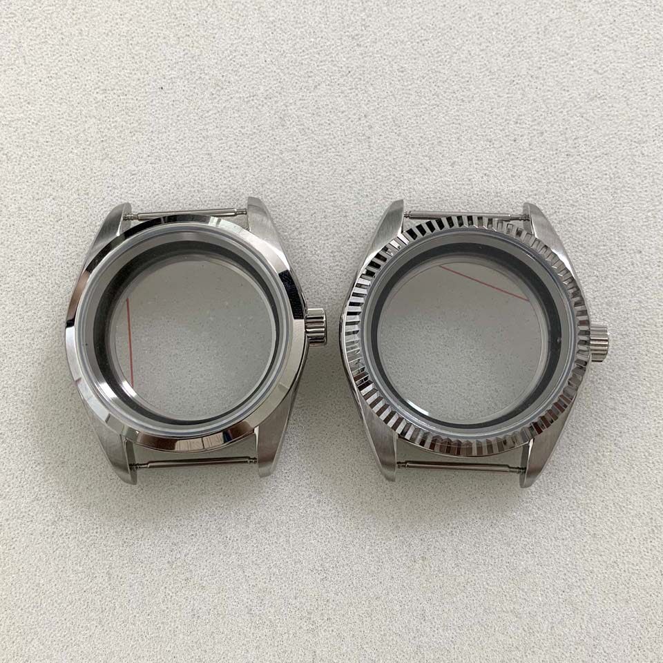 38mm Stainless Watch Case+Strap Sapphire Glass for NH35 Movement 31mm Dial