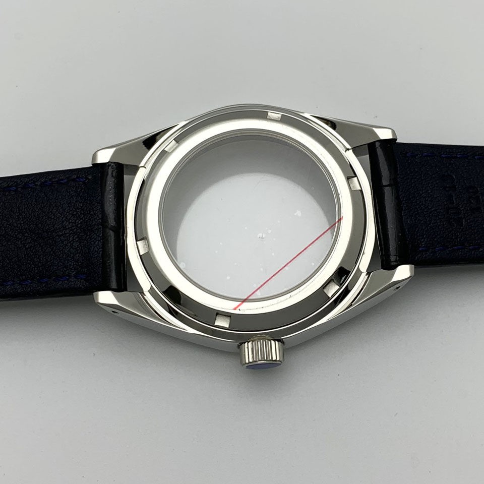 38mm Stainless Watch Case+Strap Sapphire Glass for NH35 Movement 31mm Dial