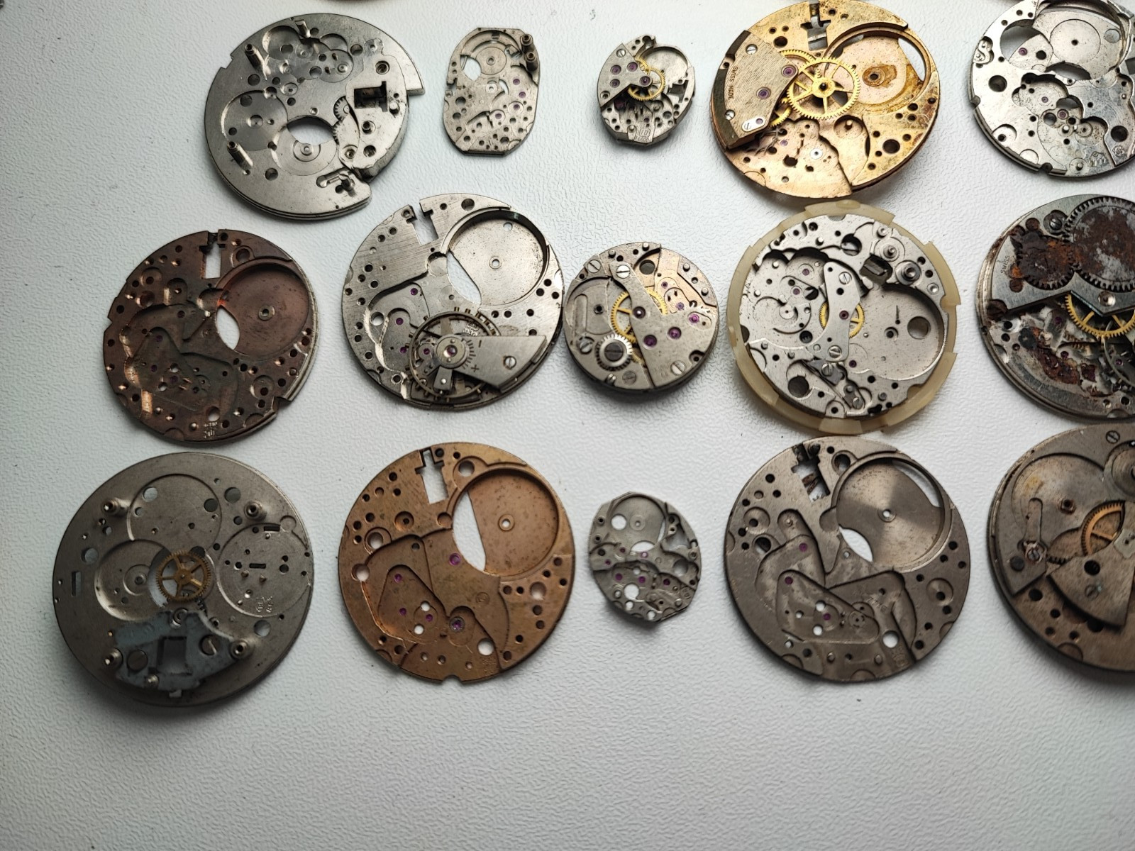 mix Watch Main Plate platinum lot as fhf fe eb harley brac fef eta bfg ut others