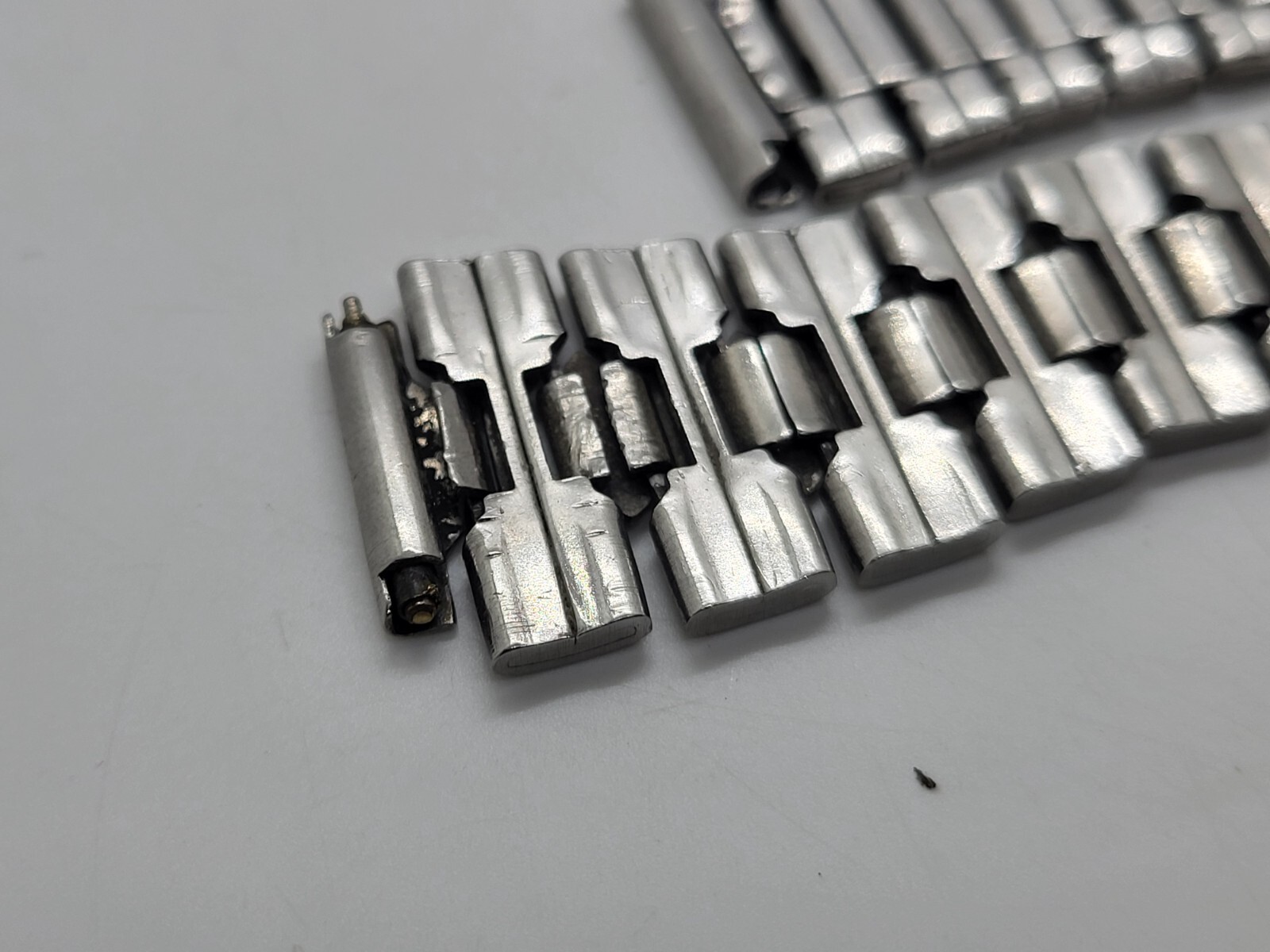 Vintage stainless steel bracelets USSR wristwatches different for spare parts