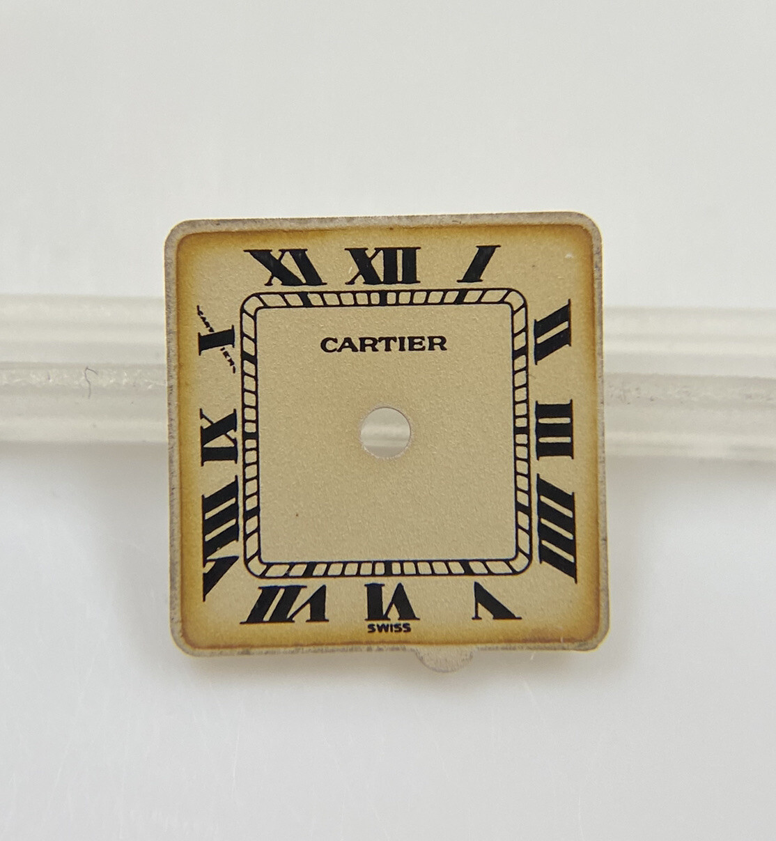 Original Cartier Ladies Panthere PM White/Black Roman Numeral 13.3mm Dial