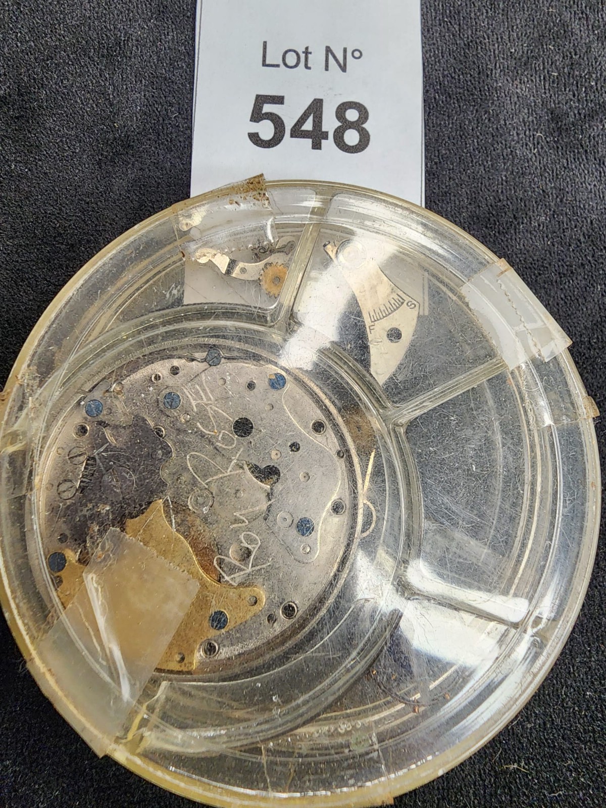 New York Standard Watch Co 7 Jewel Pocket Watch Movement USA Parts Repair