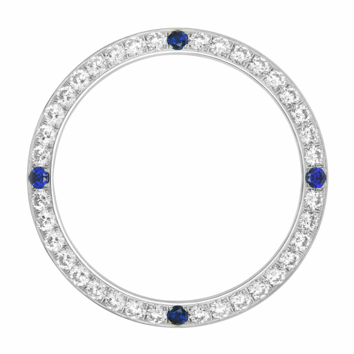 CREATED DIAMOND BEZEL FOR 40MM 41MM ROLEX DATEJUST PRESIDENT DAY DATE SAPPHIRE
